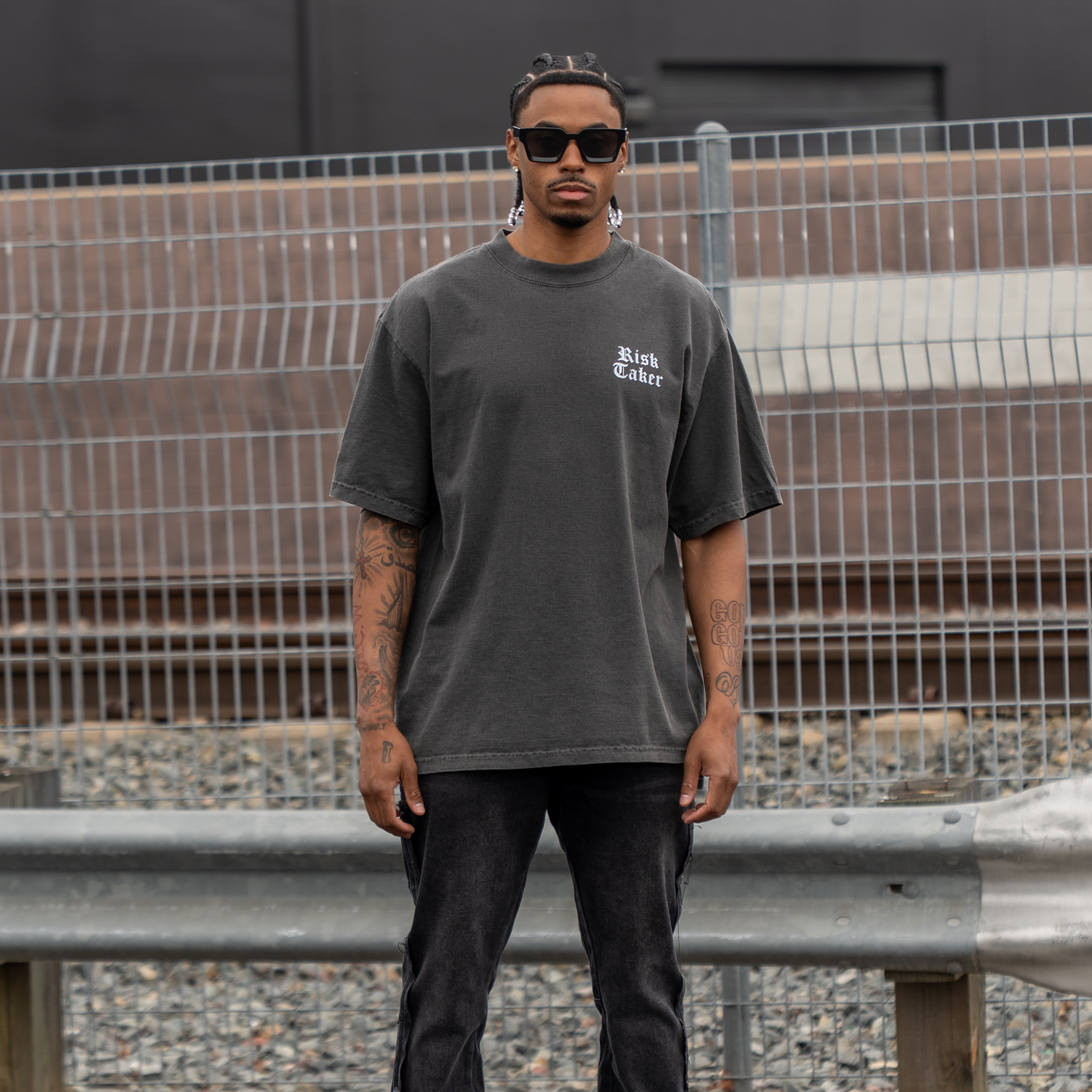 Risk Taker V2 Tee (VINTAGE BLACK)