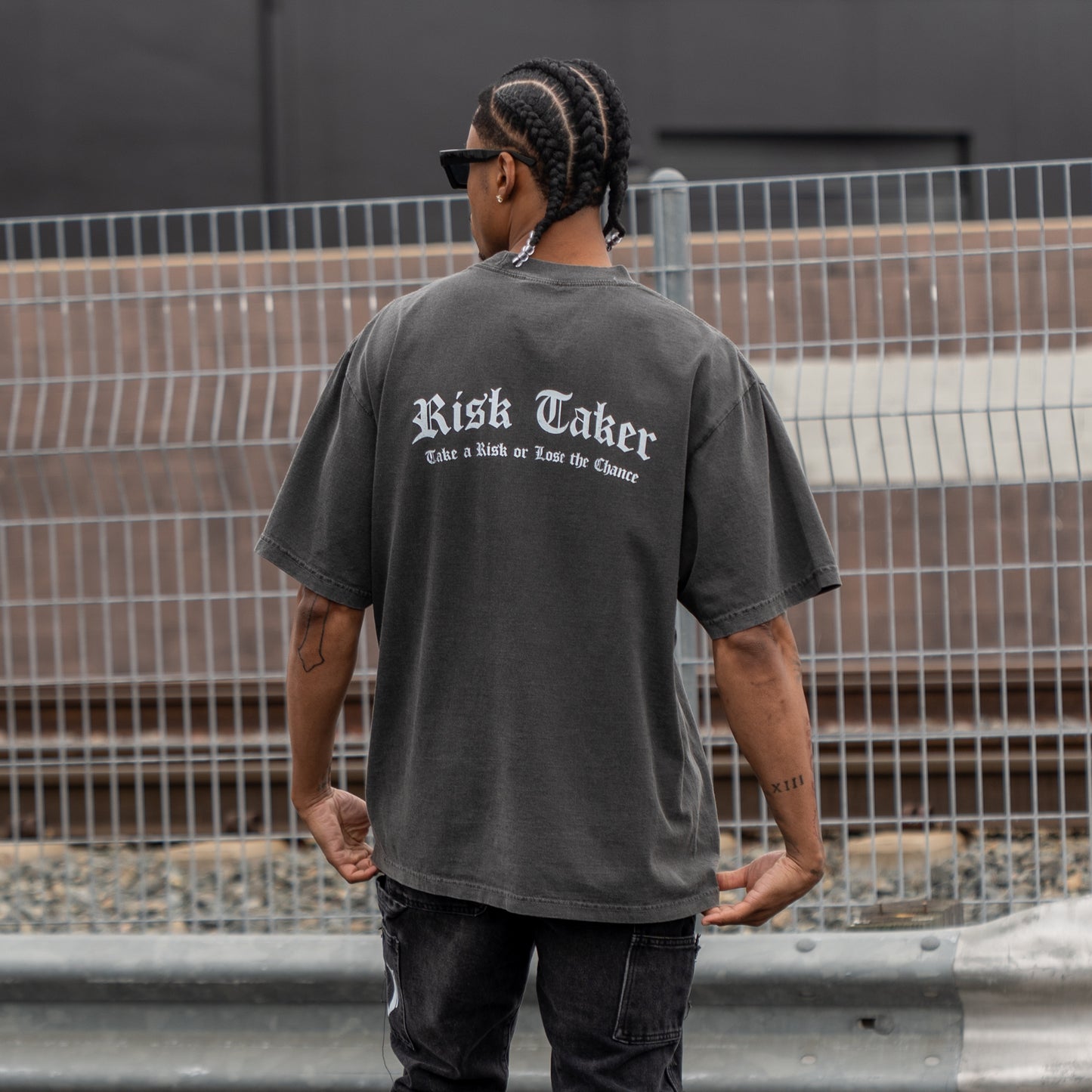 Risk Taker V2 Tee (VINTAGE BLACK)