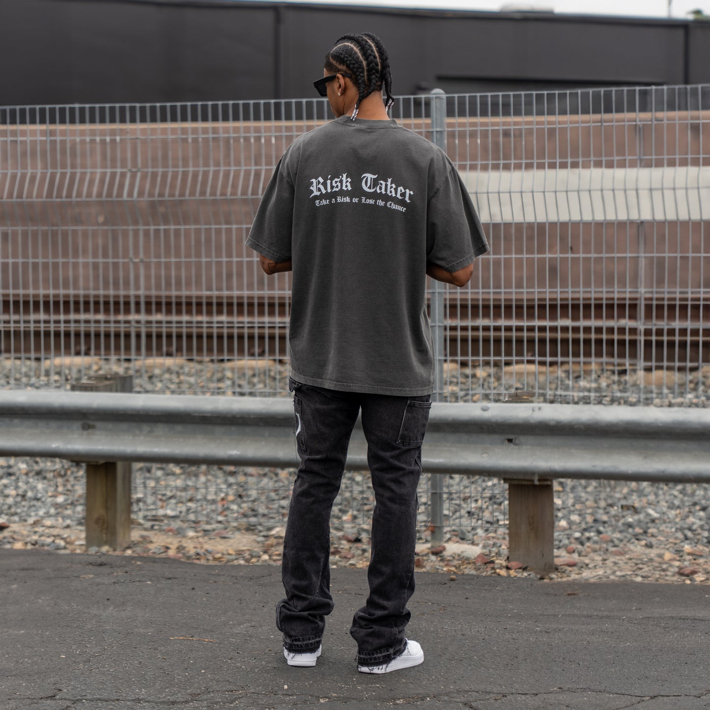 Risk Taker V2 Tee (VINTAGE BLACK)