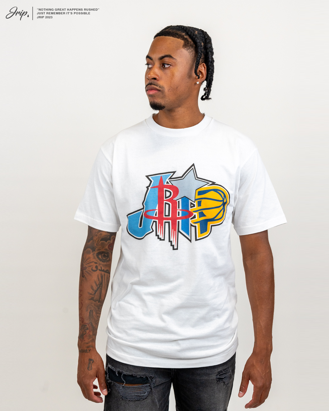 JRIP SPORTS TEE (WHITE)