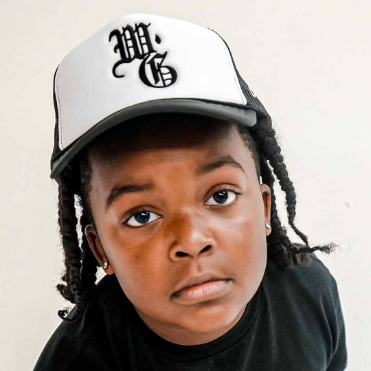 JRIP x Wolfgang Trucker Hat (WHITE/BLACK)