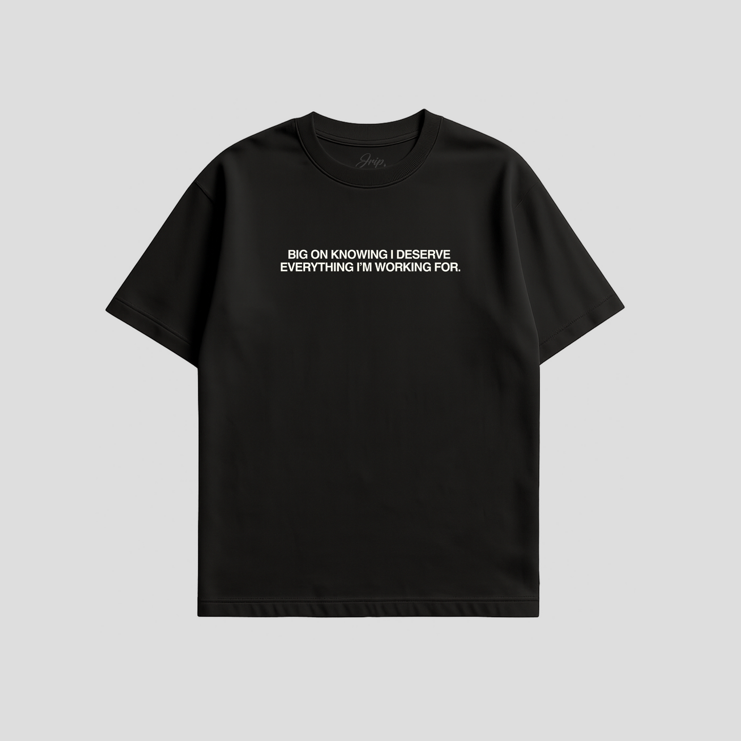 Big On Knowing Tee (BLACK)