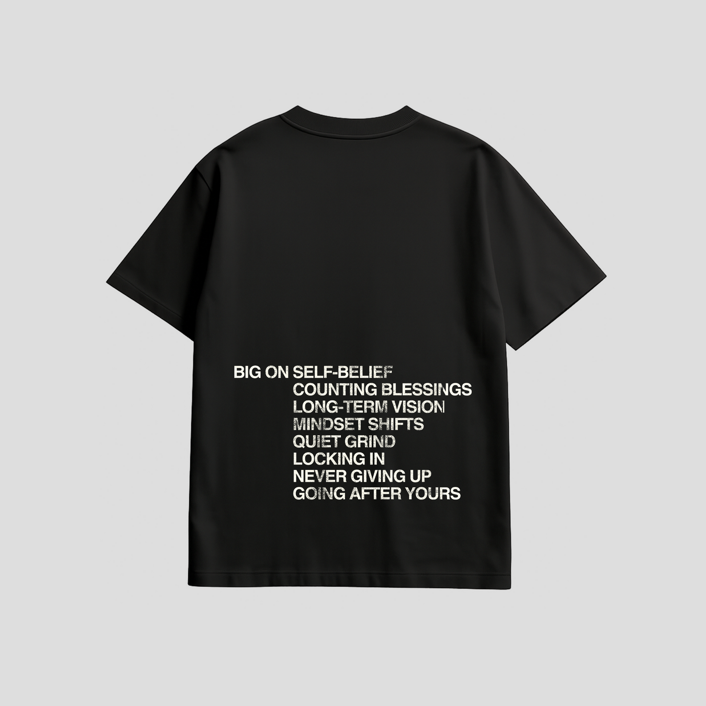 Big On Mindset Tee (BLACK)