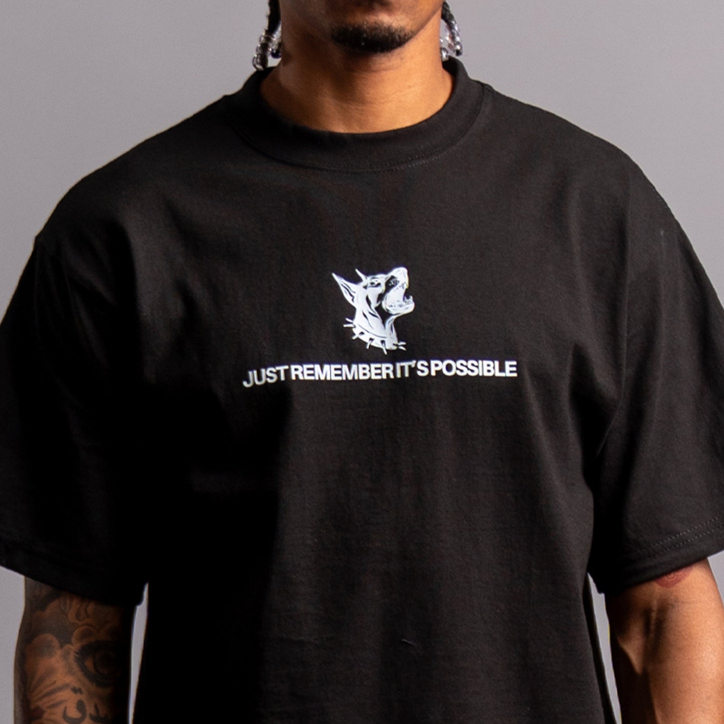 Dawg Jrip Slogan Tee (BLACK)
