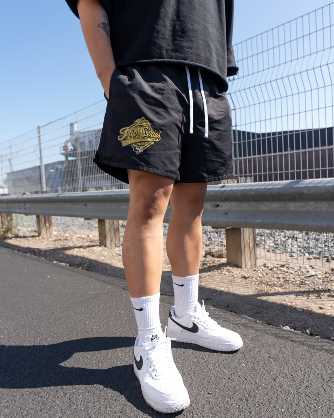 JRIP SERIES ACTIVE SHORTS (BLACK)