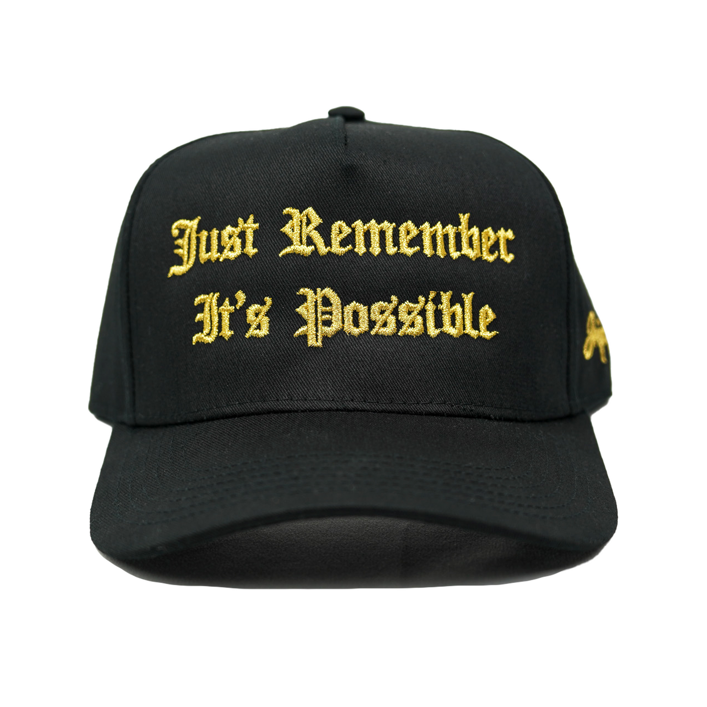 Just Remember It's Possible Snapback (BLACK/GOLD)