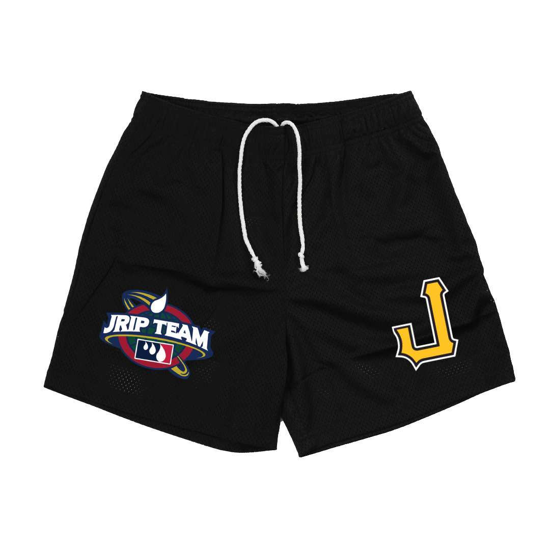 J BURGH MESH SHORTS (BLACK)