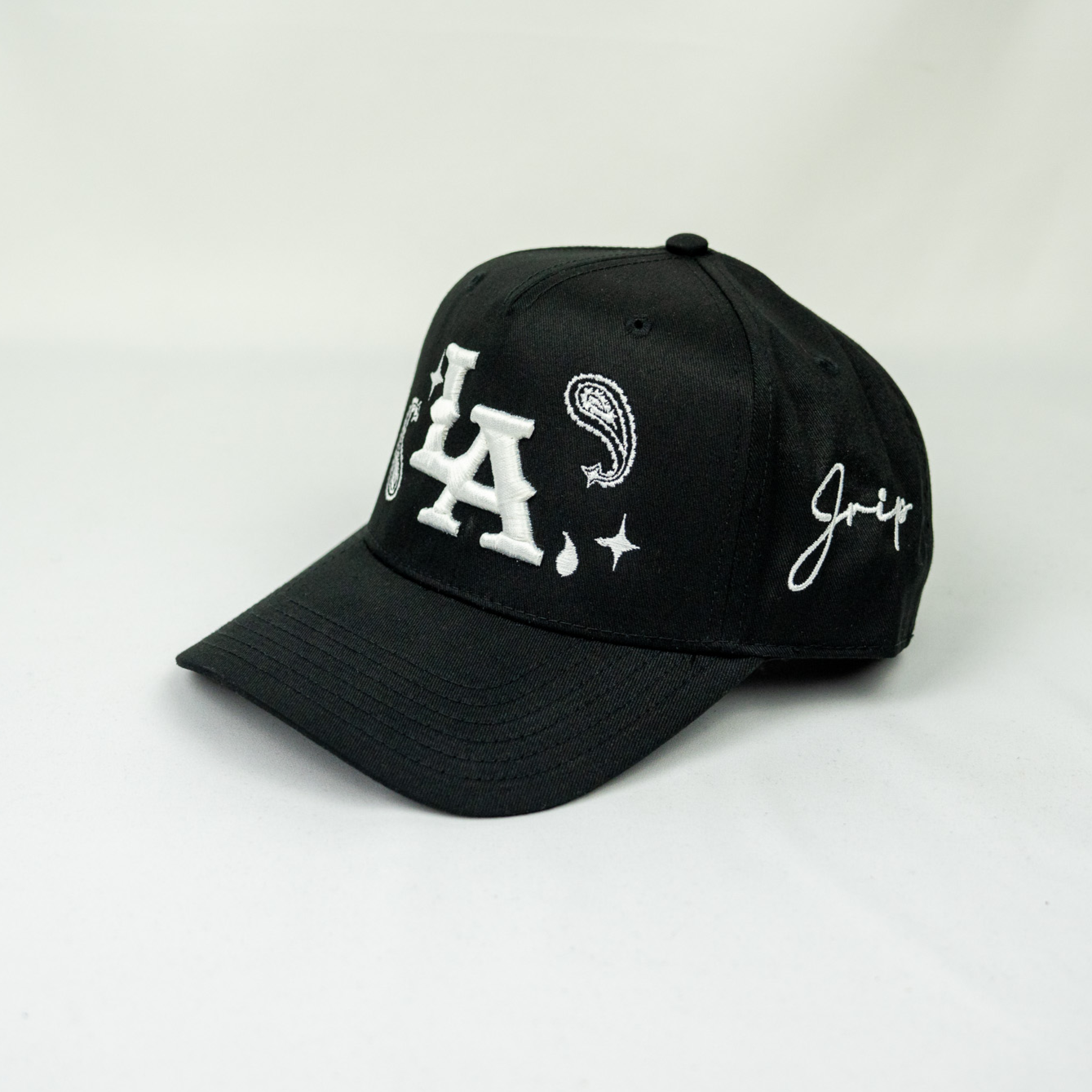 LA Paisley Snapback Hat (BLACK)