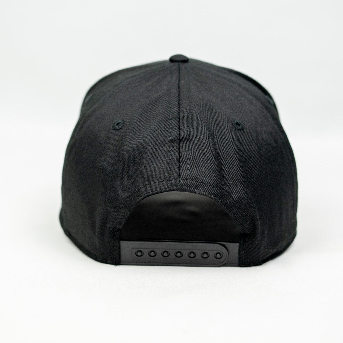 Nothing Great Happens Rushed Snapback Hat (BLACK)