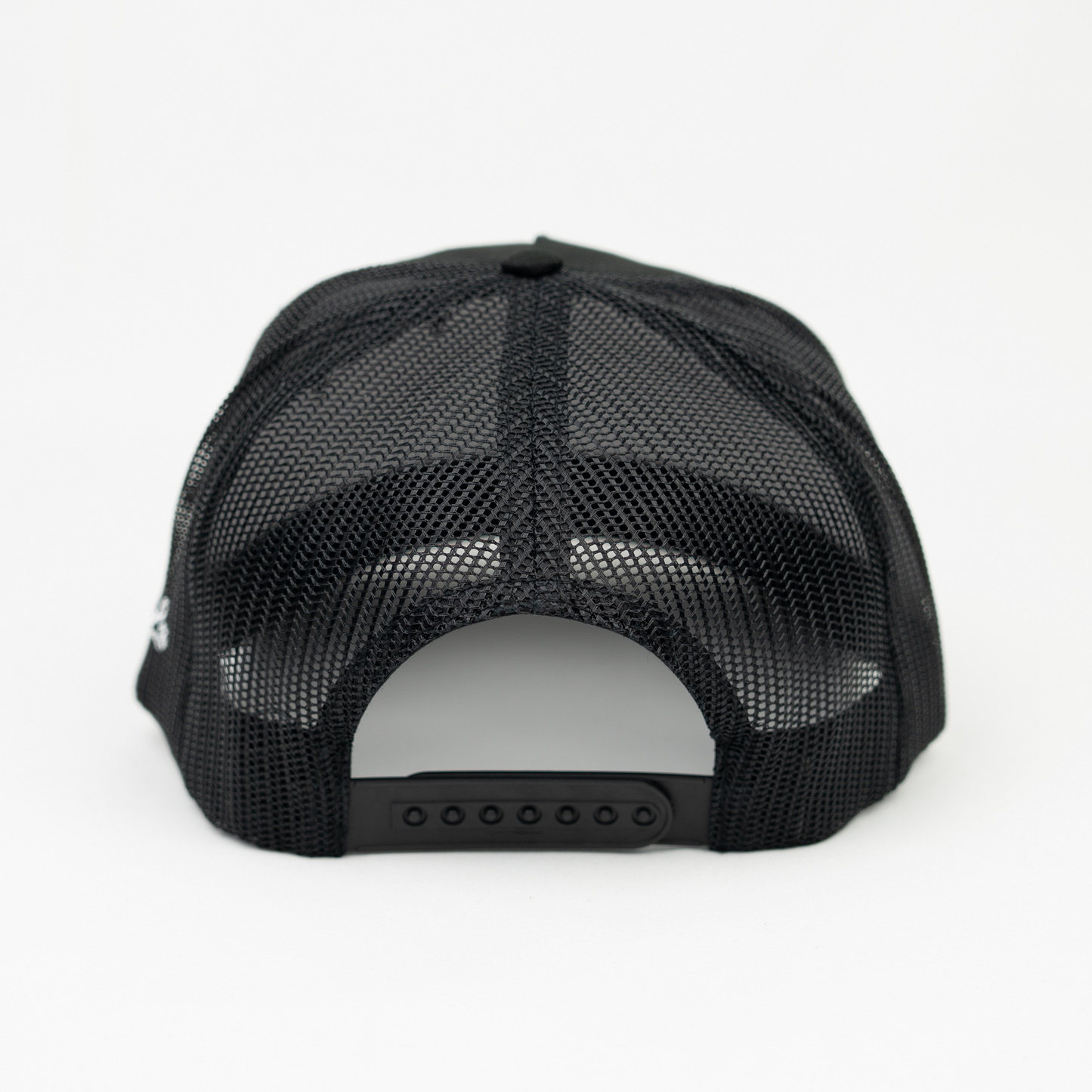 Old English LA Structured Trucker Hat (BLACK)