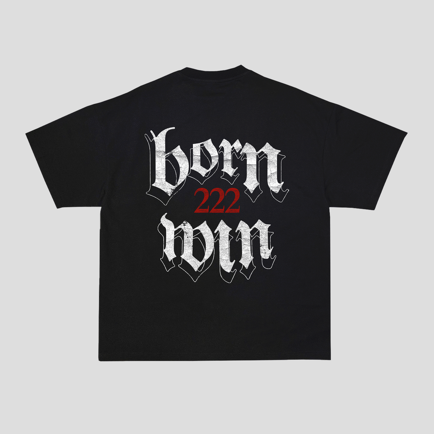 Born222Win V2 Tee (BLACK)