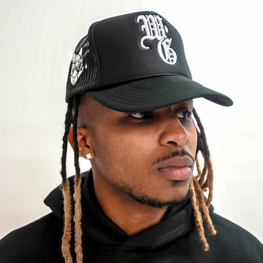 JRIP x Wolfgang Trucker Hat (BLACK)