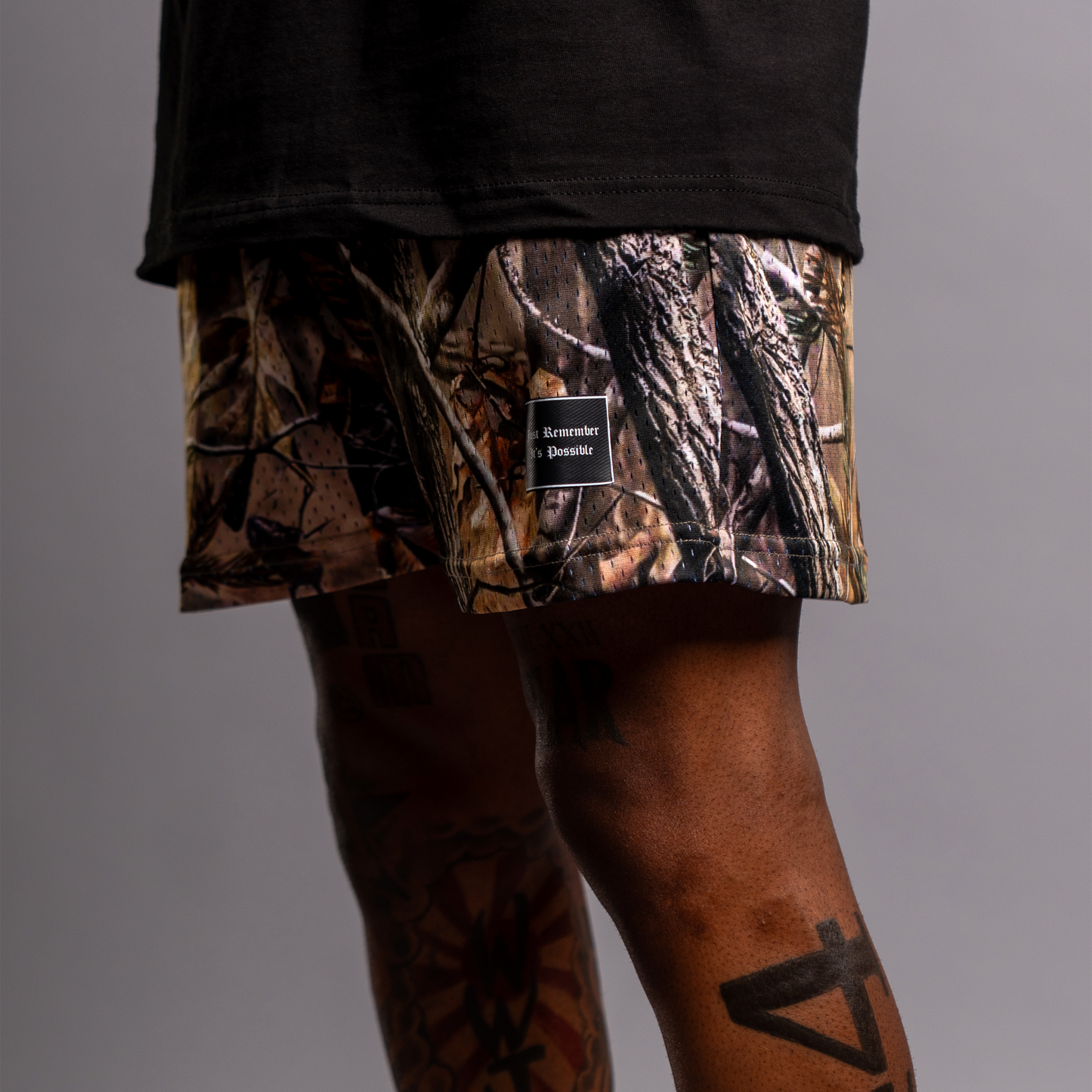 Camo Mesh Shorts