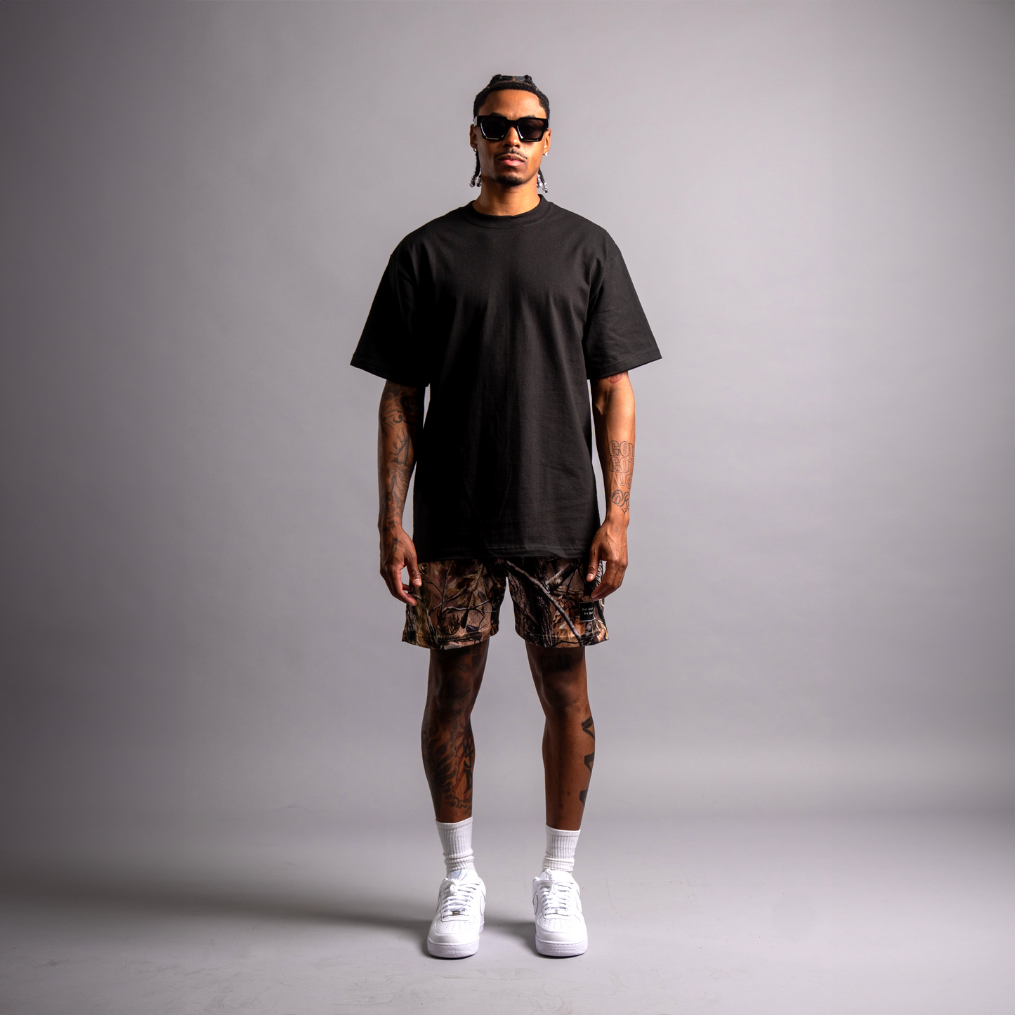 Camo Mesh Shorts