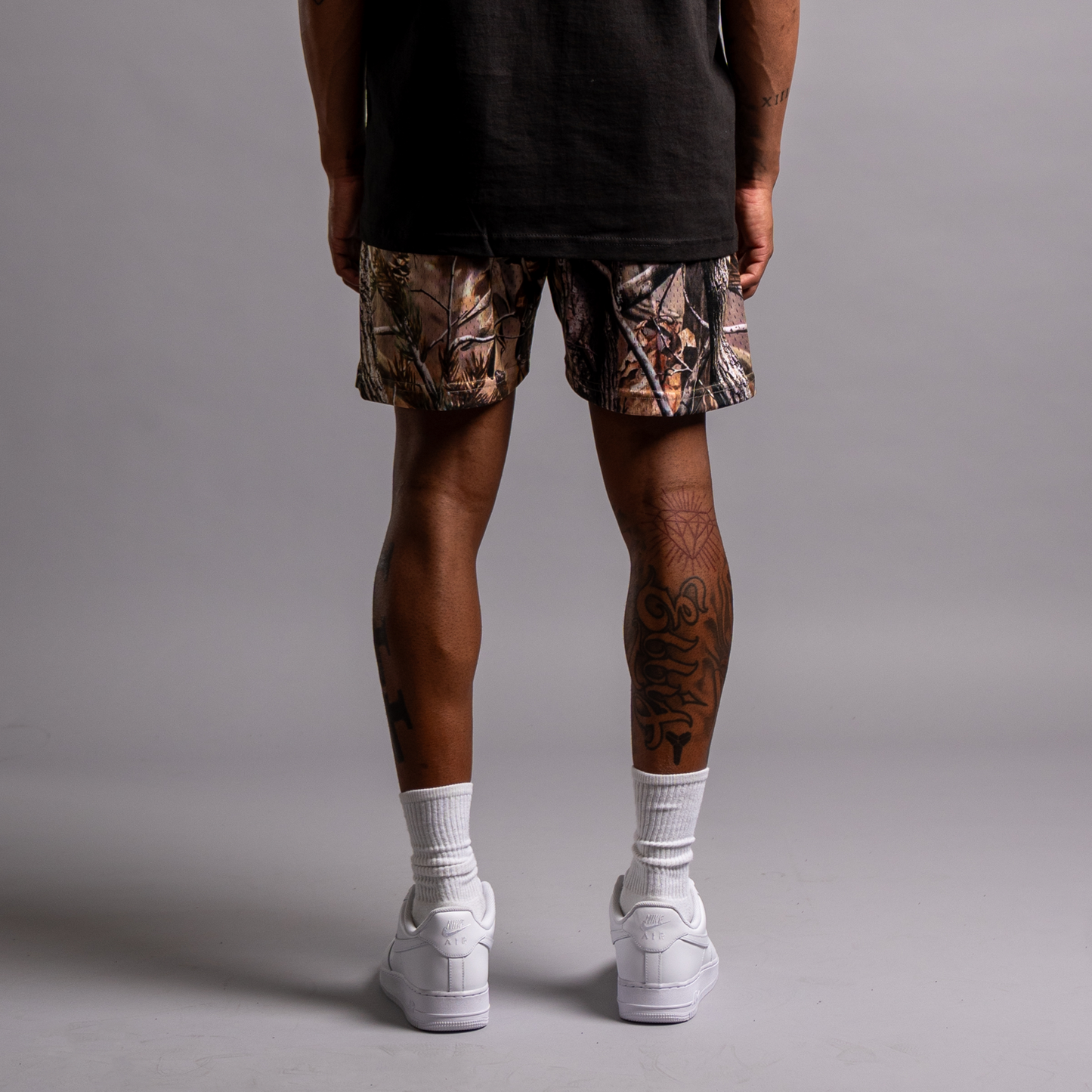 Camo Mesh Shorts