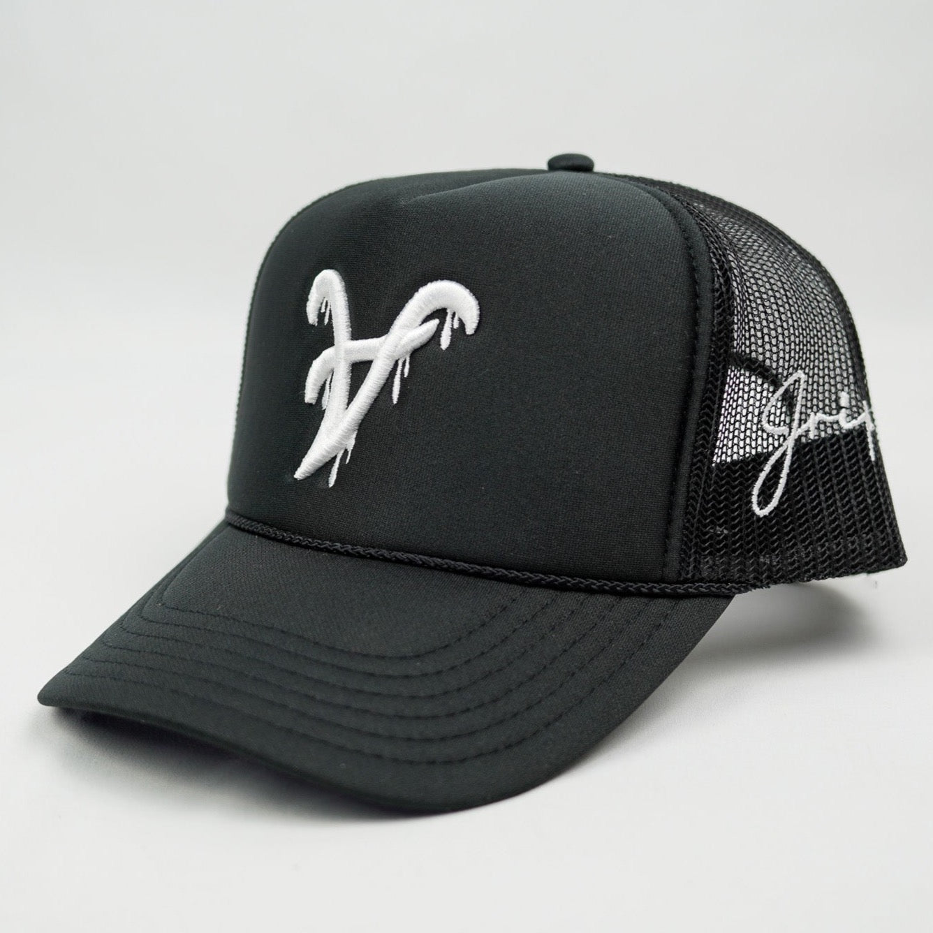 ATL Dripping Trucker Hat (BLACK)