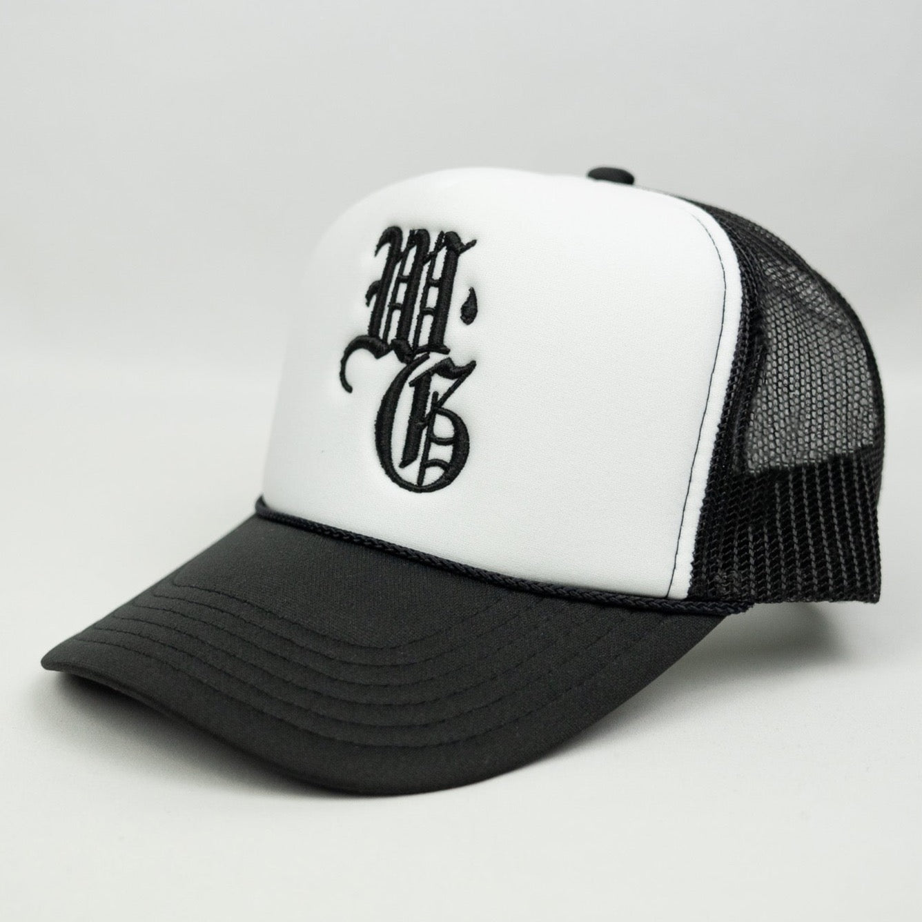 JRIP x Wolfgang Trucker Hat (WHITE/BLACK)