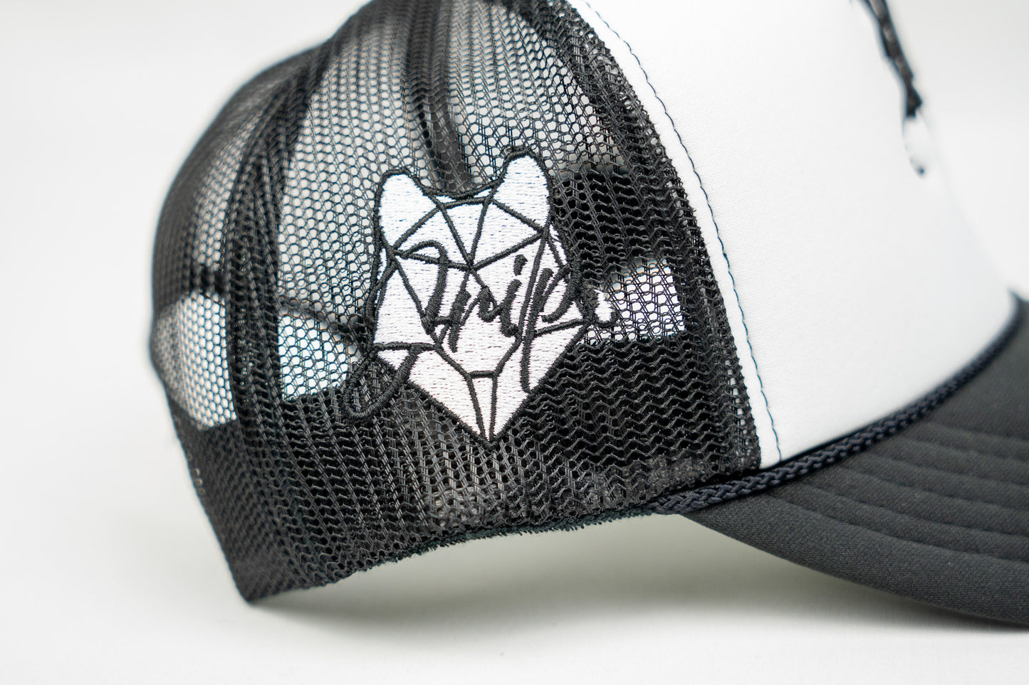 JRIP x Wolfgang Trucker Hat (WHITE/BLACK)
