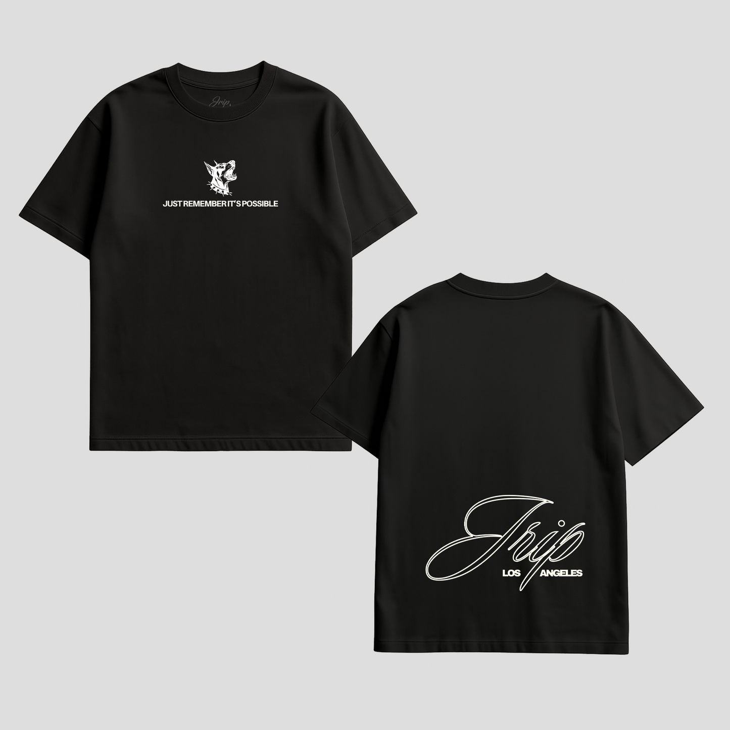 Dawg Jrip Slogan Tee (BLACK)