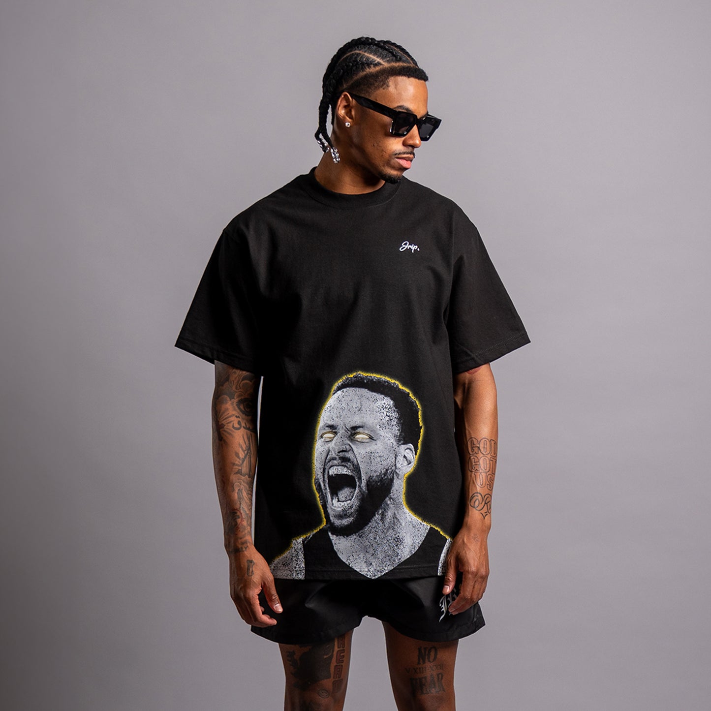 Curry Glow Tee (BLACK)
