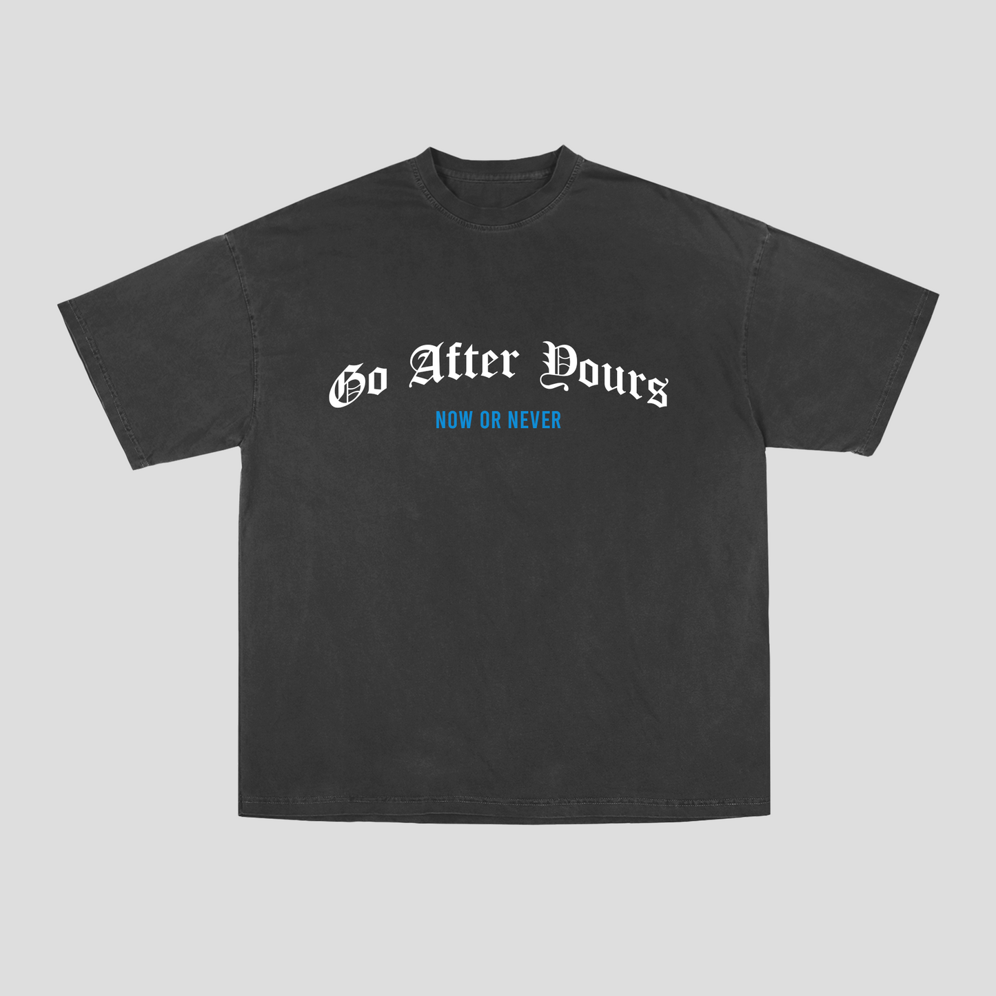 Now or Never Tee (VINTAGE BLACK)