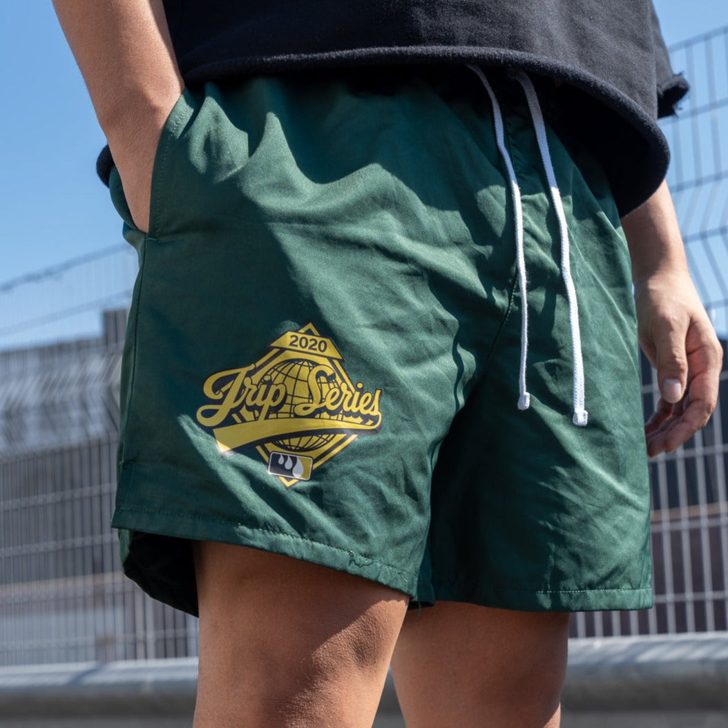 JRIP SERIES ACTIVE SHORTS (DARK GREEN)