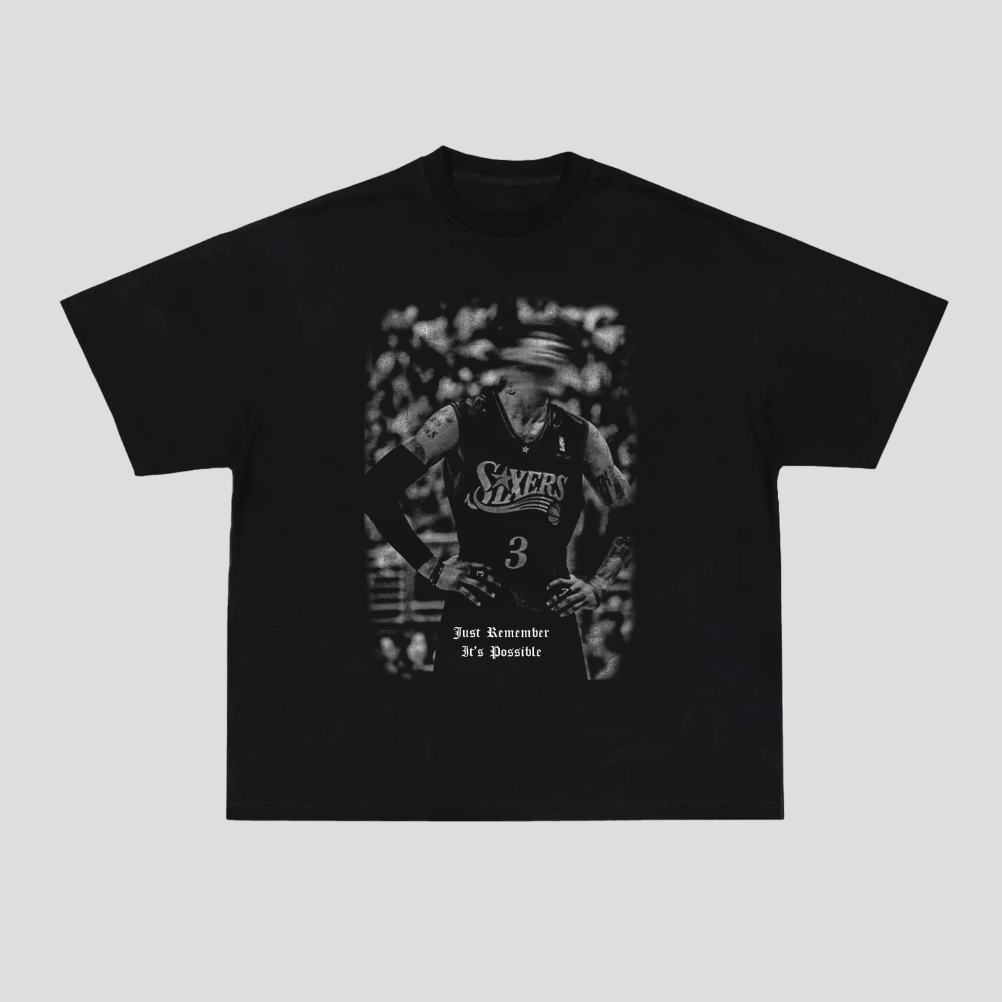 IVERSON BLUR TEE (BLACK)