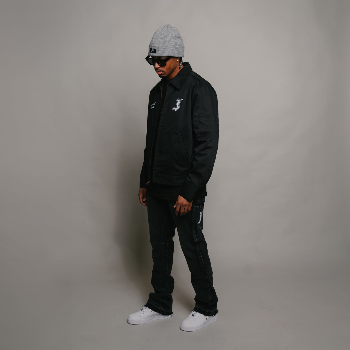 J Paisley Work Jacket (BLACK)