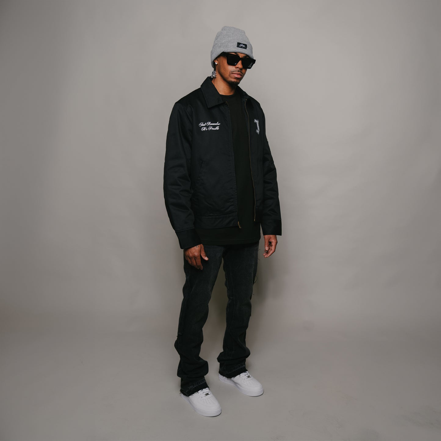 J Paisley Work Jacket (BLACK)