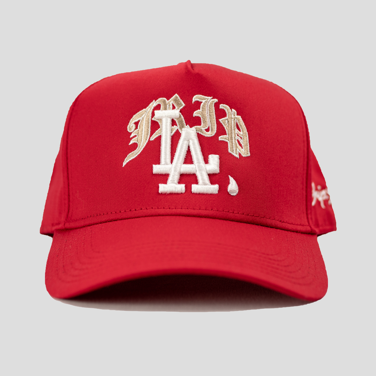 Jrip LA Snapback Hat (RED)