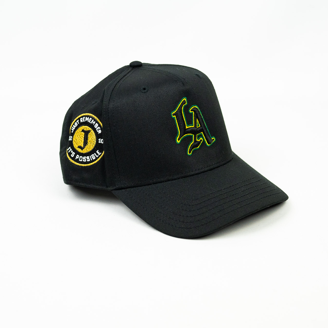 Jrip x LA Snapback Hat (BLACK)