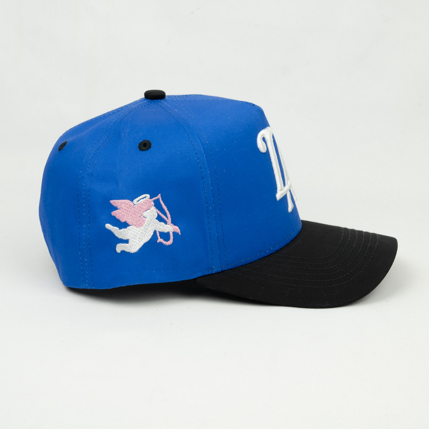 LA Angel Snapback Hat (BLUE/BLACK)