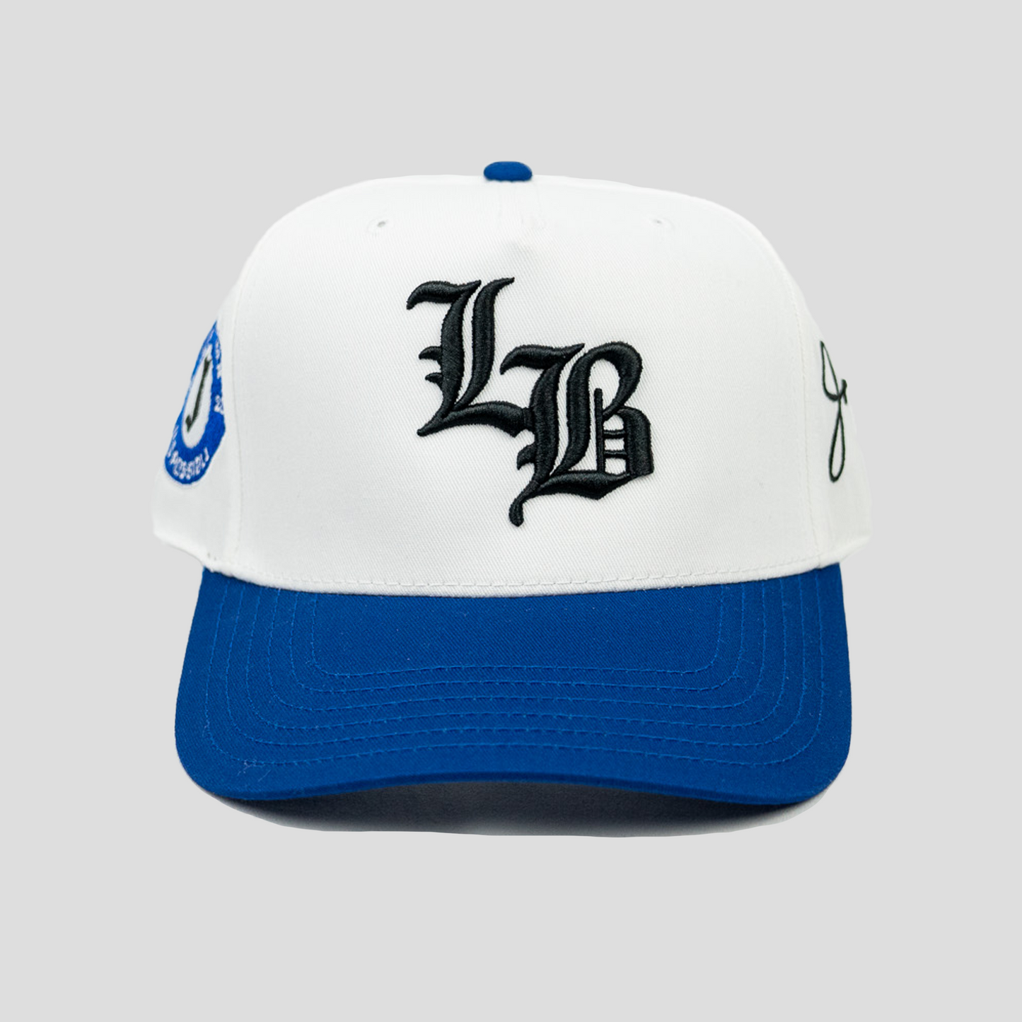 Jrip x LB Snapback Hat (WHITE/BLUE)