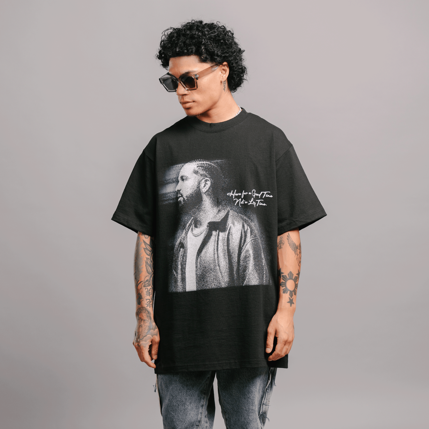 Drake Blur Tee (BLACK)