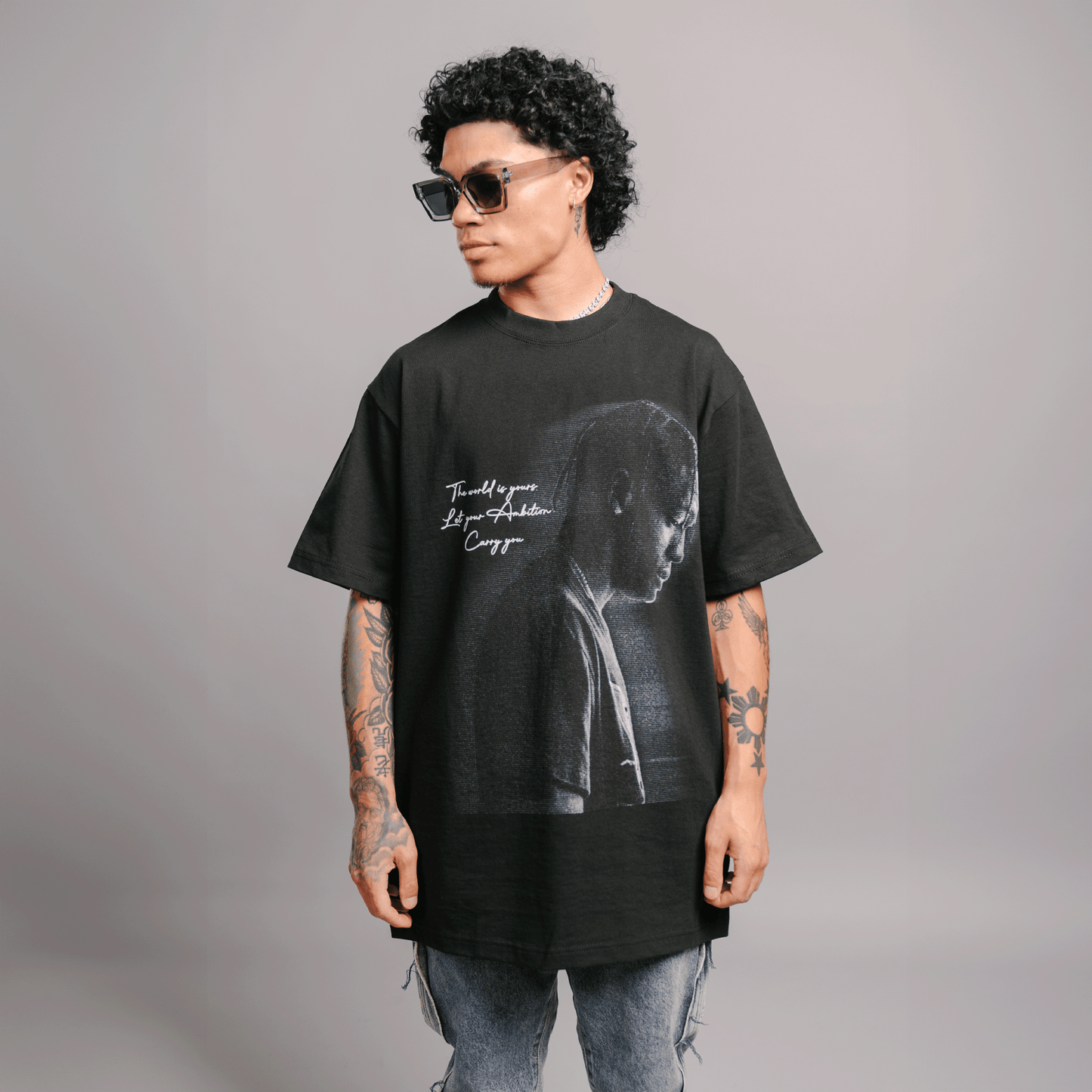 Travis Blur Tee (BLACK)
