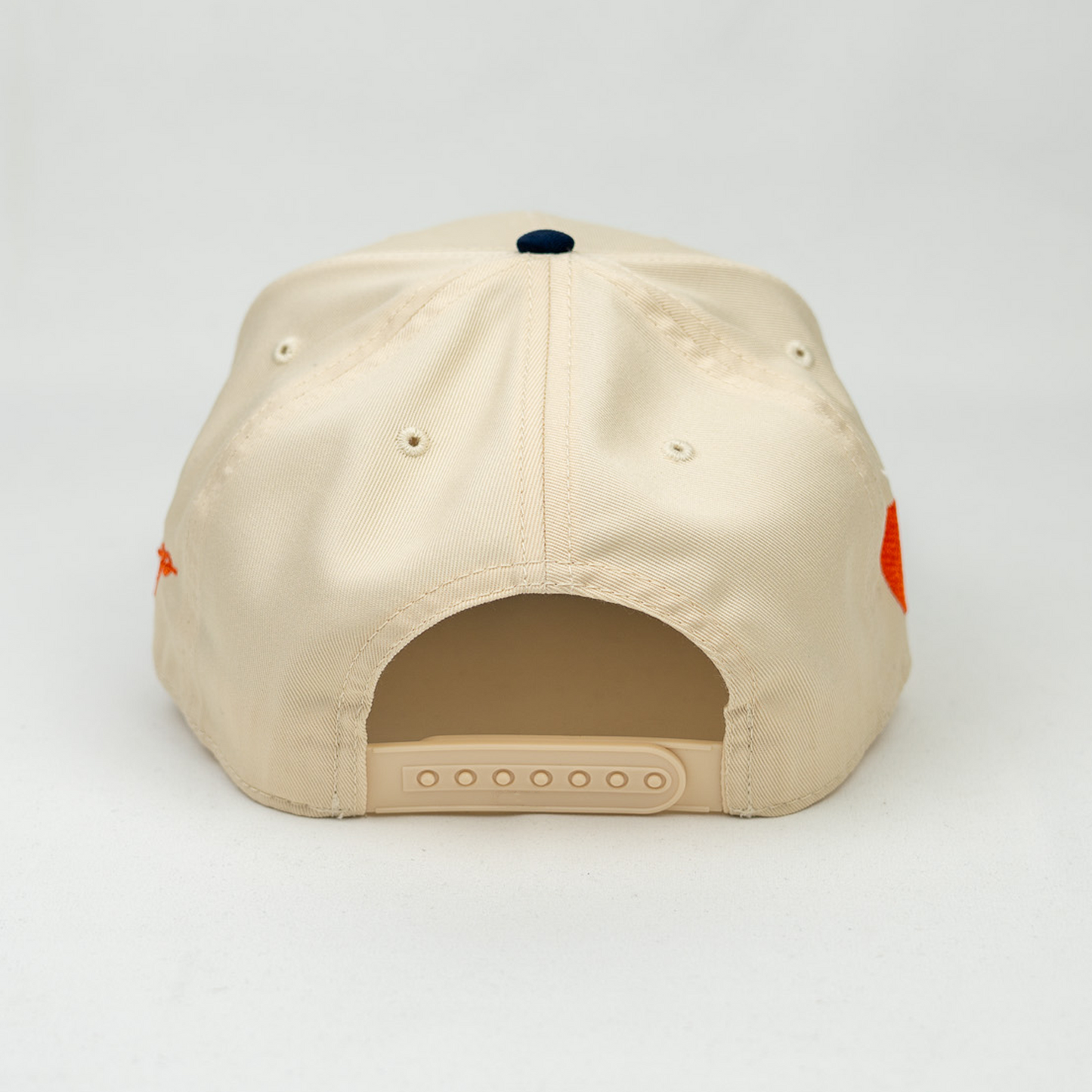 NY Big Apple Snapback Hat (CREAM/NAVY)