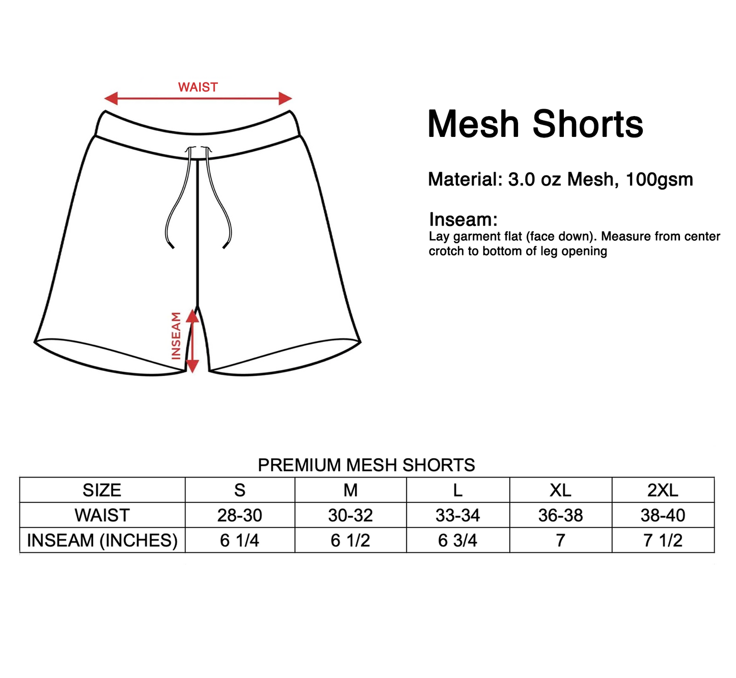 SD DRIP MESH SHORTS (BLACK)