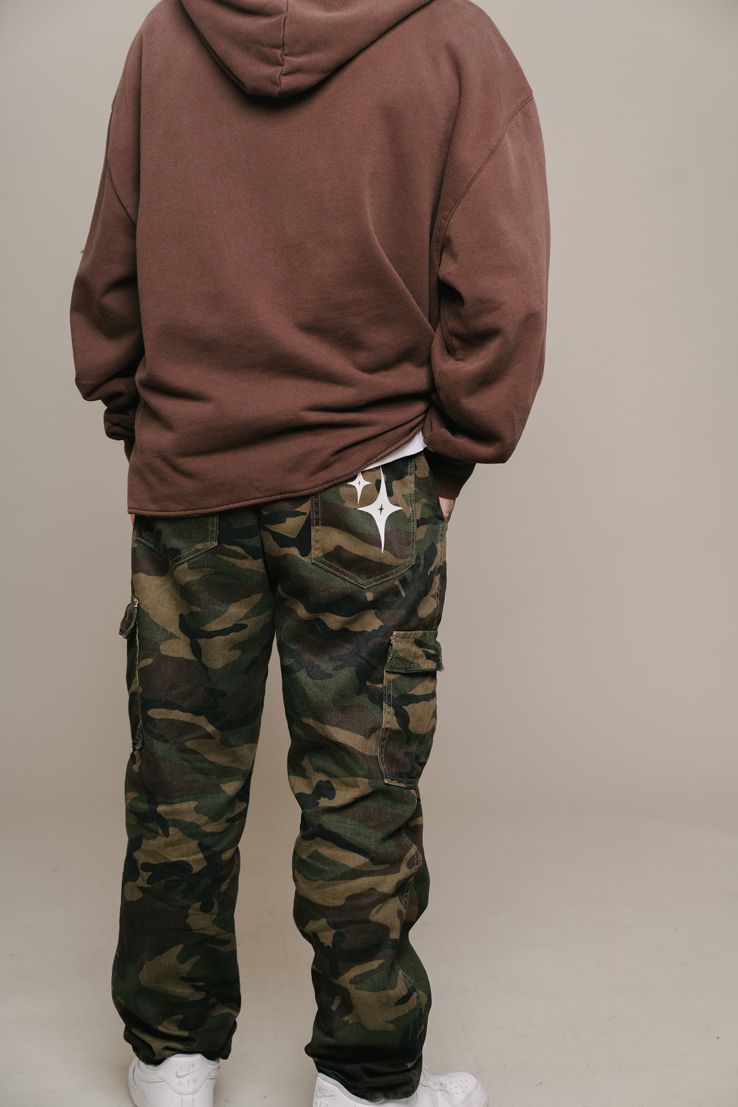 Jrip Cropped Lux Hoodie (BROWN)