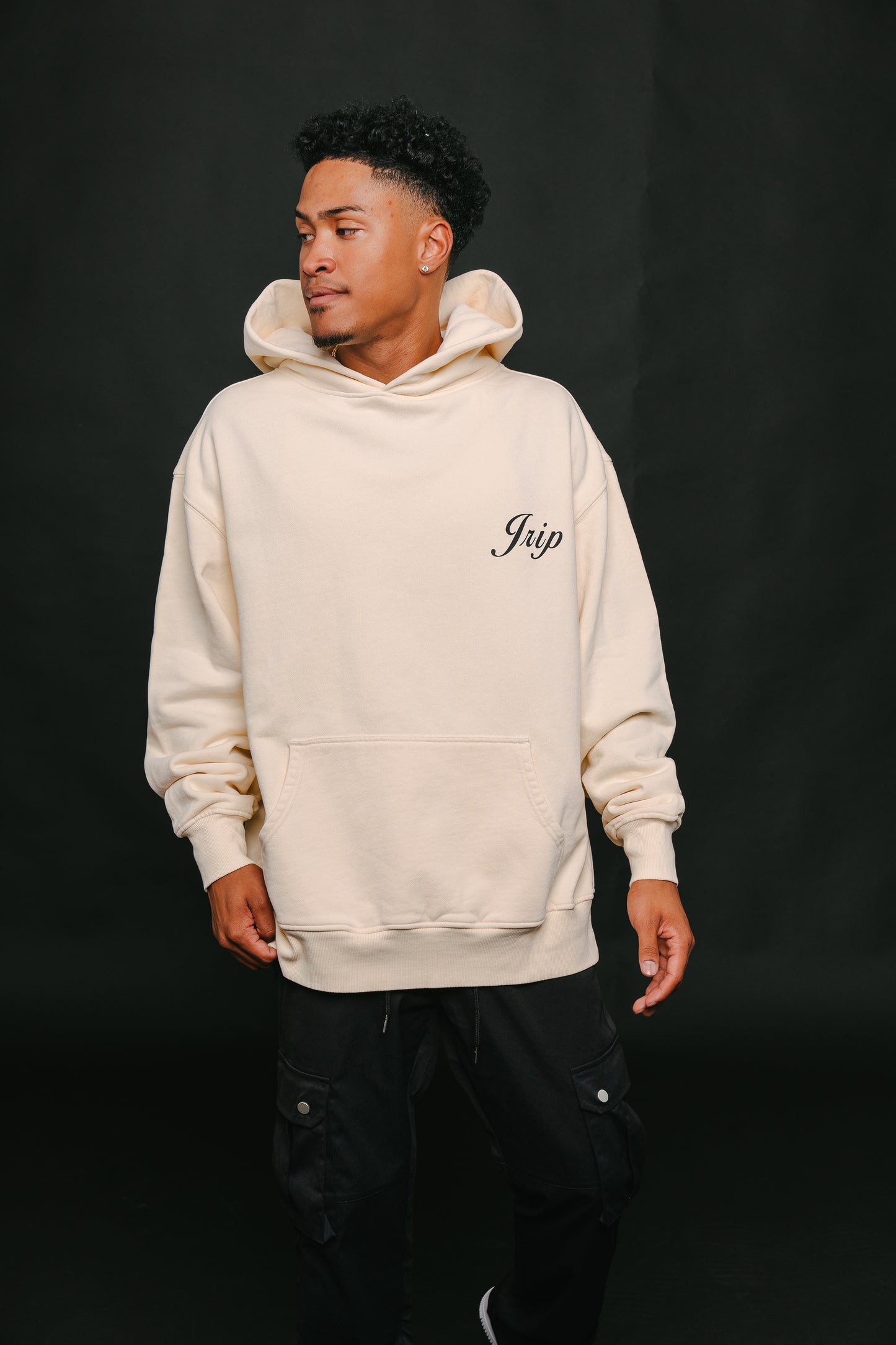 Jrip Standard Lux Hoodie (CREAM)