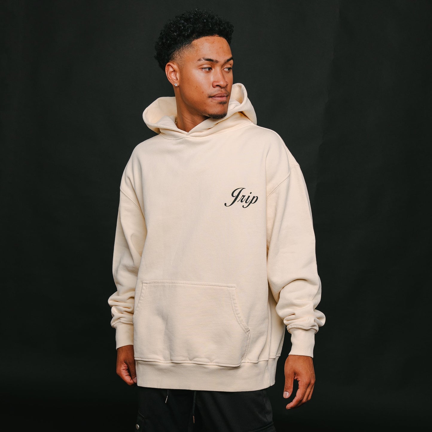 Jrip Standard Lux Hoodie (CREAM)