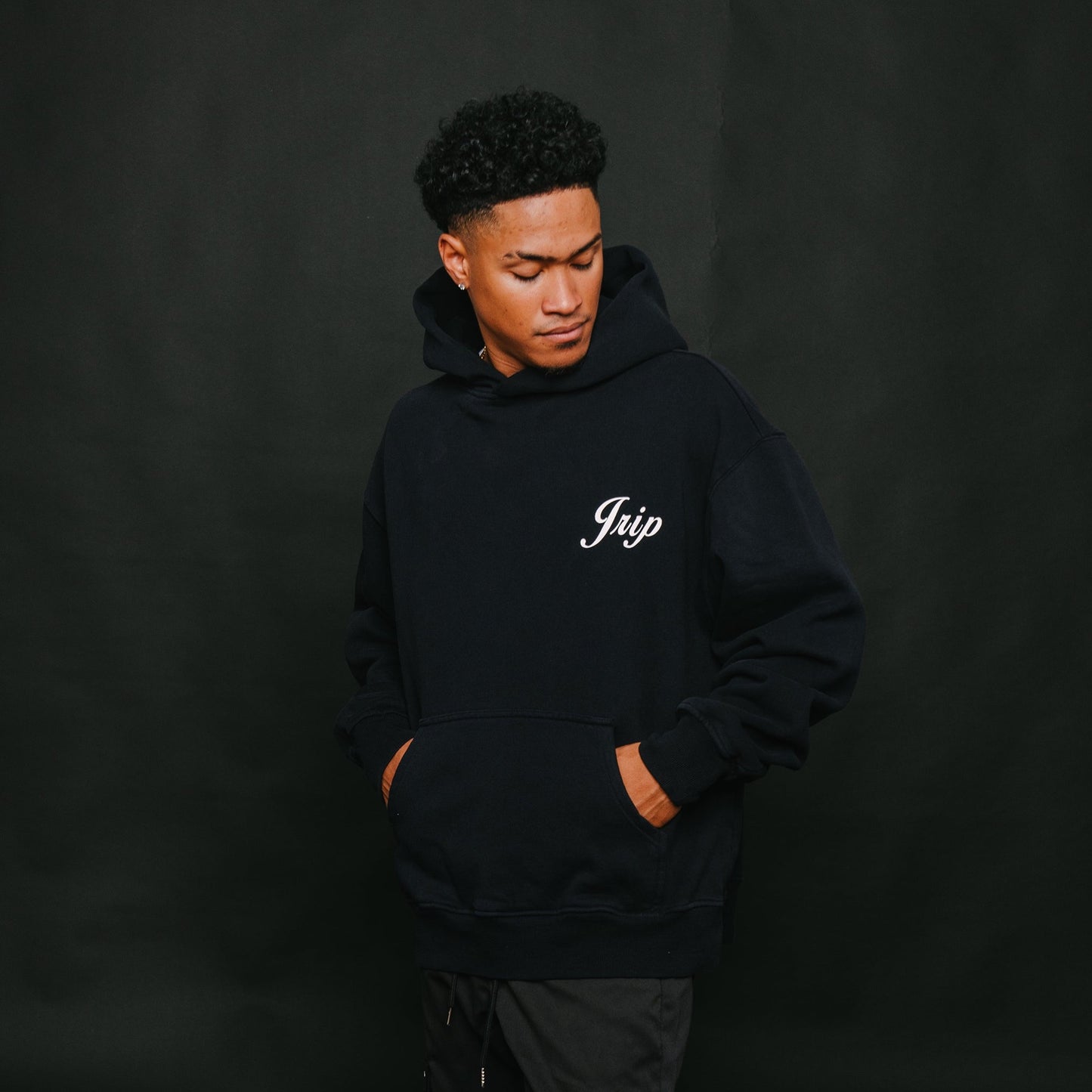 Jrip Standard Lux Hoodie (BLACK)