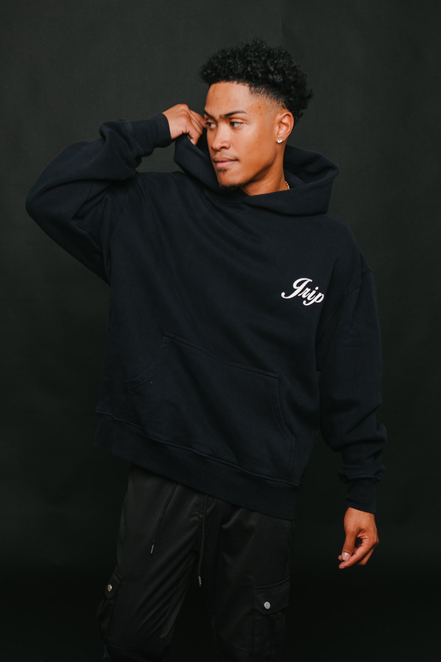 Jrip Standard Lux Hoodie (BLACK)