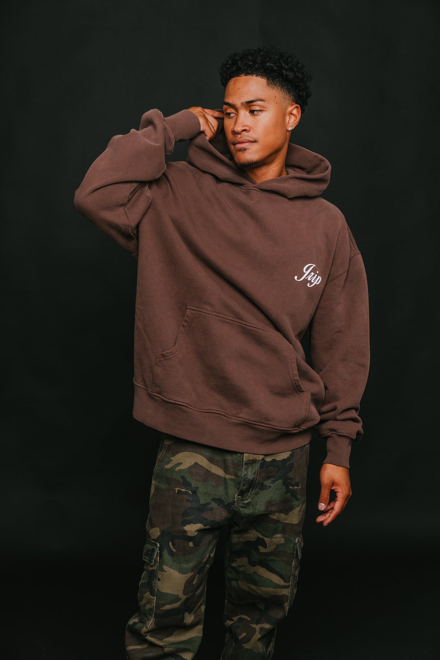 Jrip Standard Lux Hoodie (BROWN)