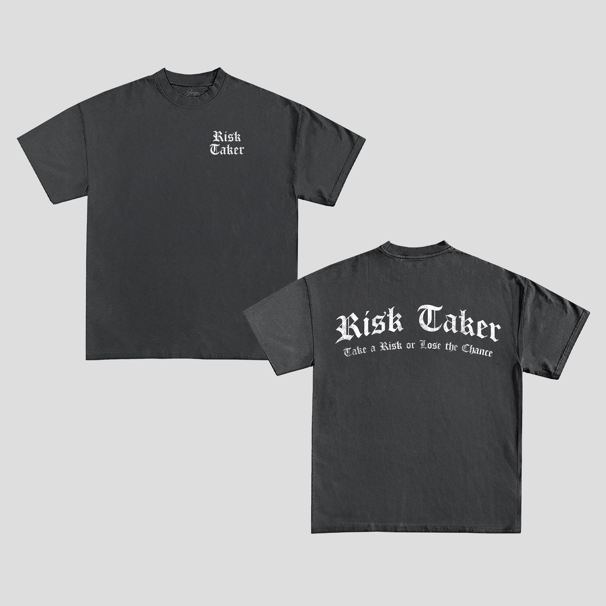Risk Taker V2 Tee (VINTAGE BLACK) – JRIP LA