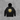 Black hoodie with a gold sun design and 'Rooted' text on a textured gray background