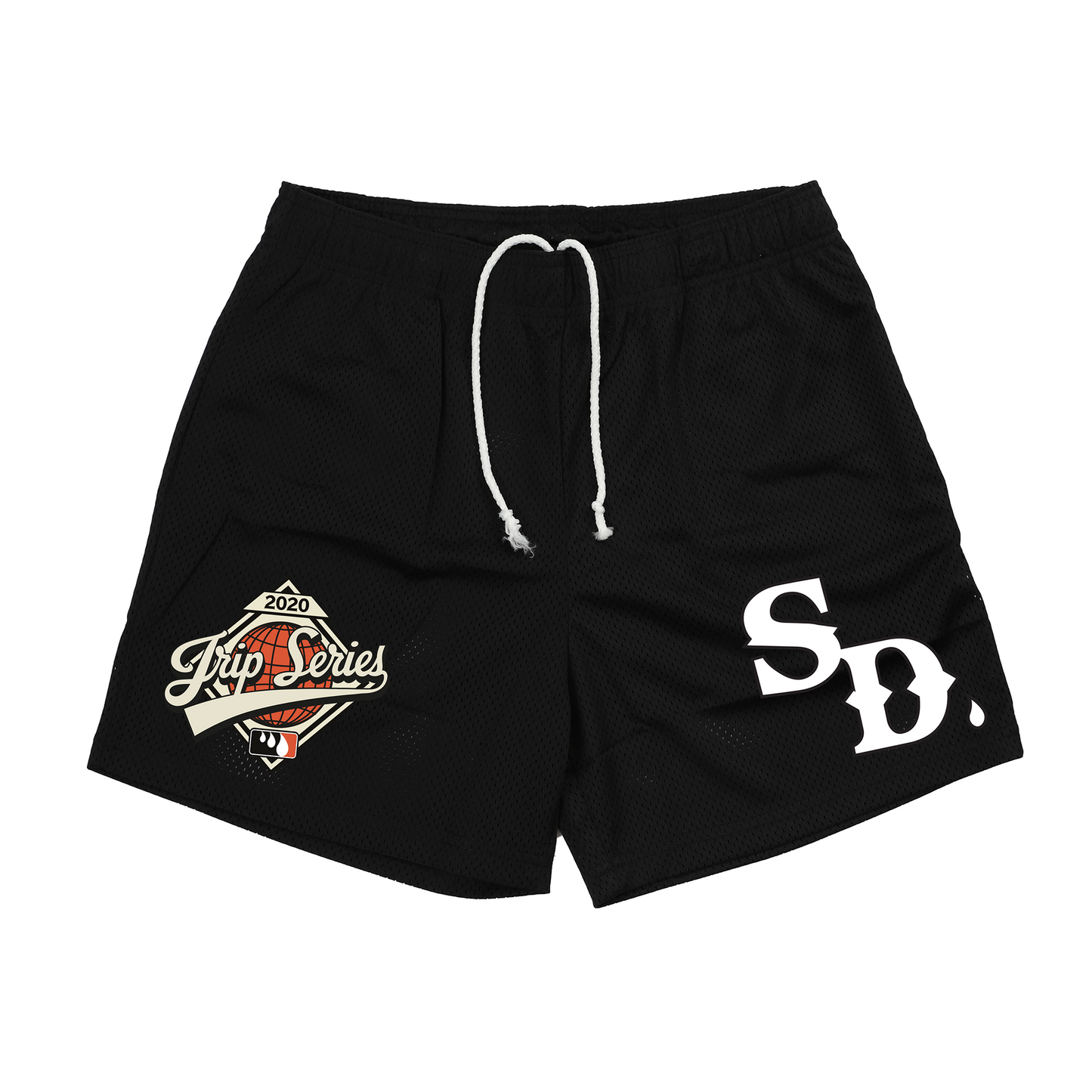 SD DRIP MESH SHORTS (BLACK)