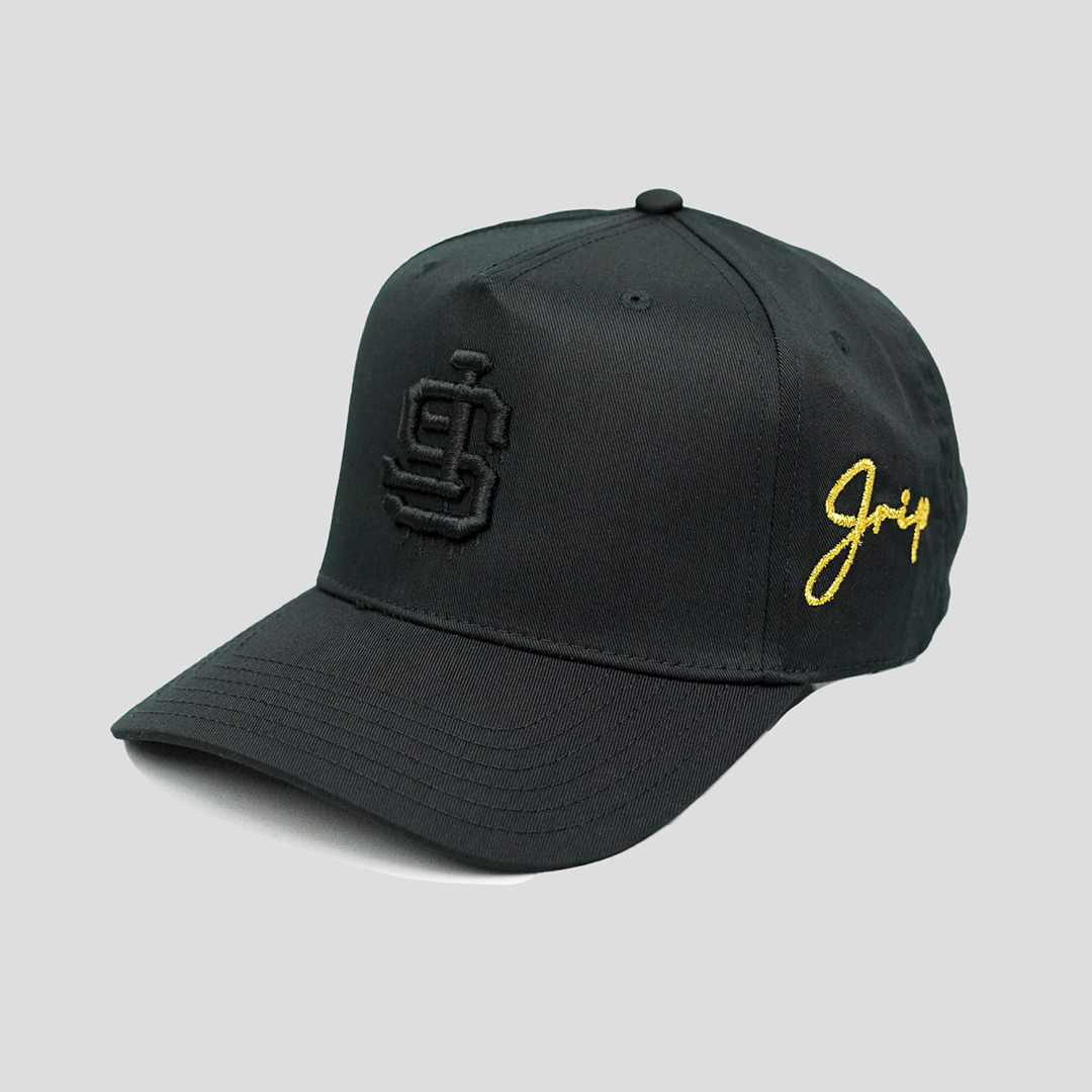 SF Dripping Snapback Hat (BLACK/BLACK)