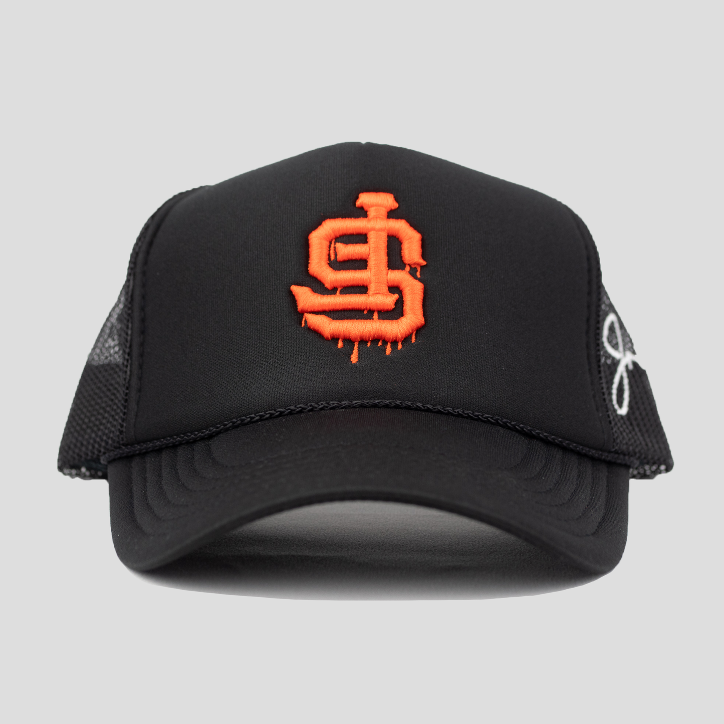 SF Dripping Trucker Hat (BLACK)