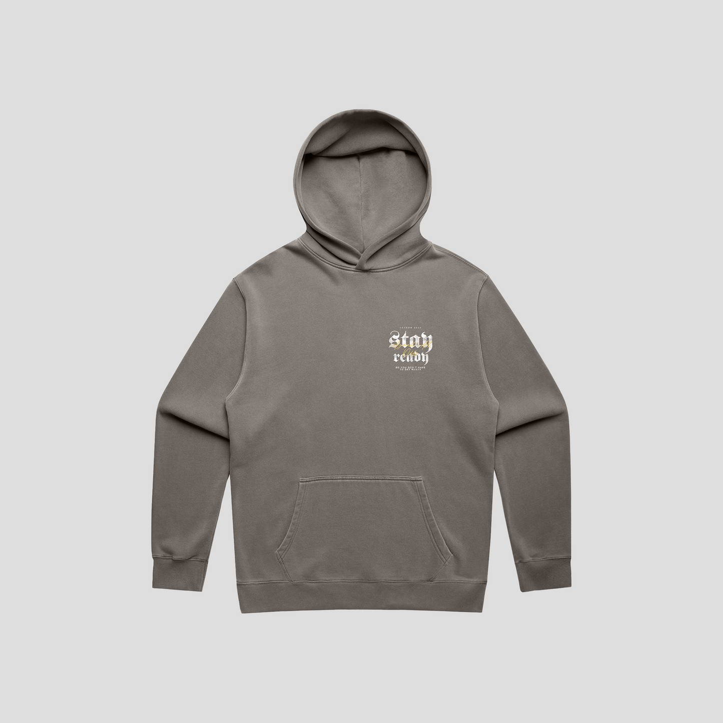 Stay Ready Hoodie (FADED GREY)
