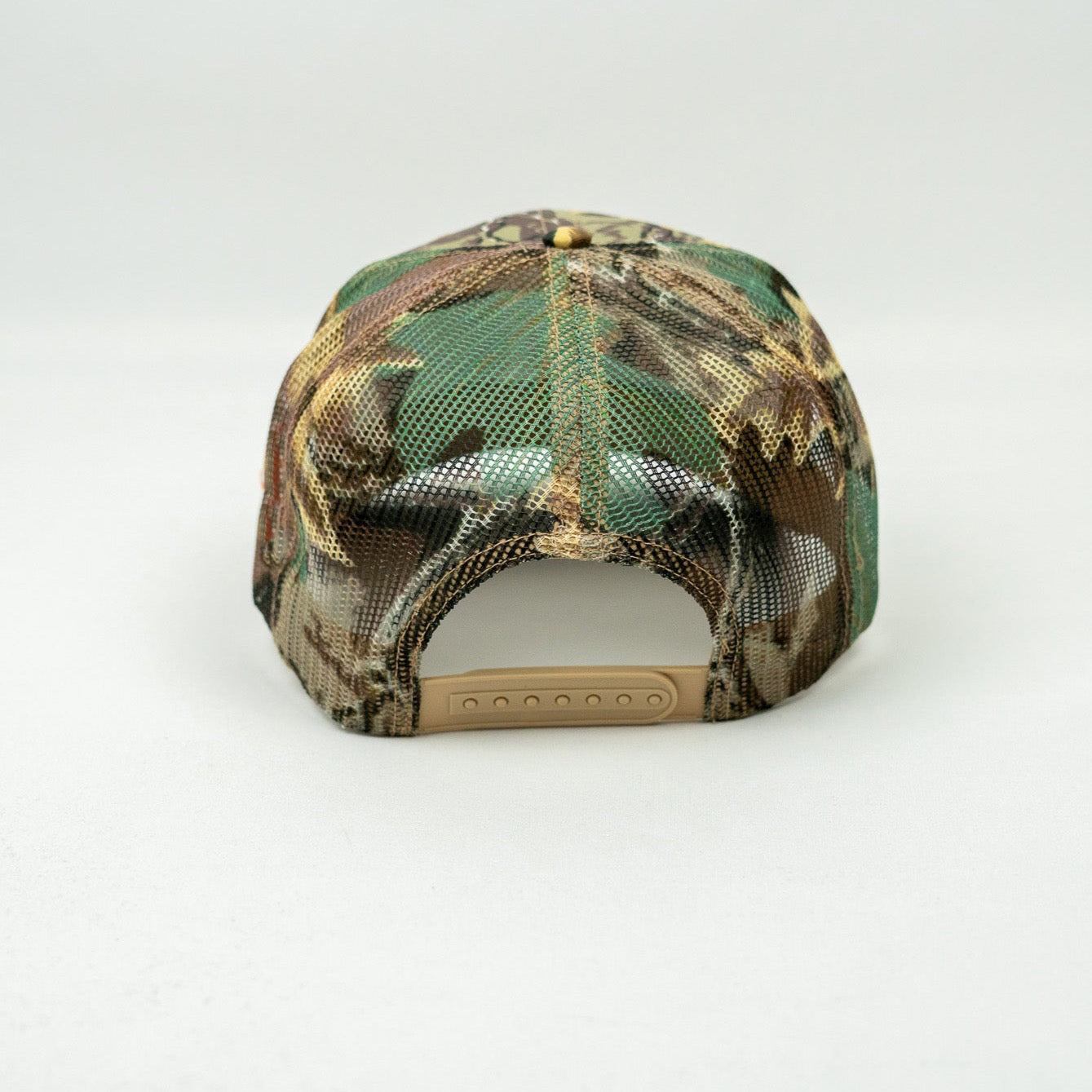 "J" Signature Structured Trucker Hat (CAMO)
